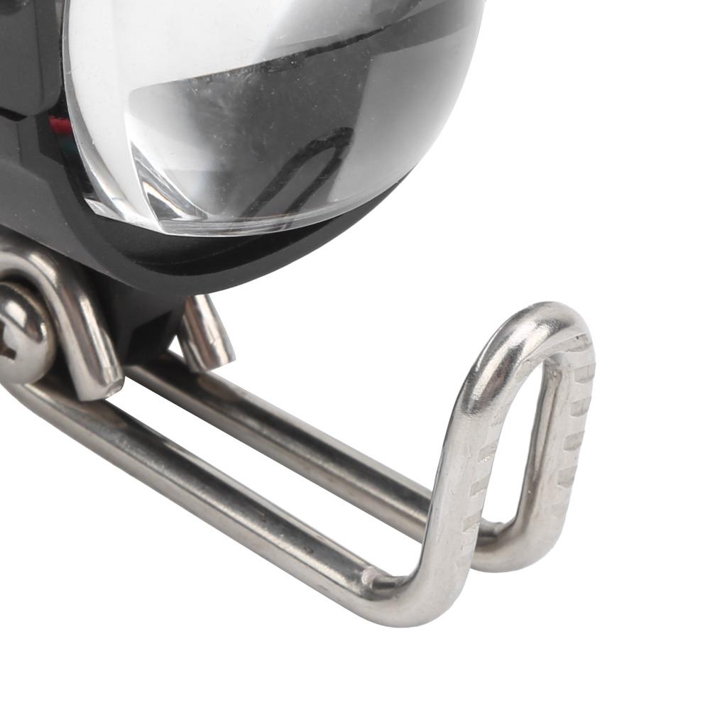 with Horn Bicycle LED Light Plastic + Aluminum Alloy Electric Bike Light Cycling Use