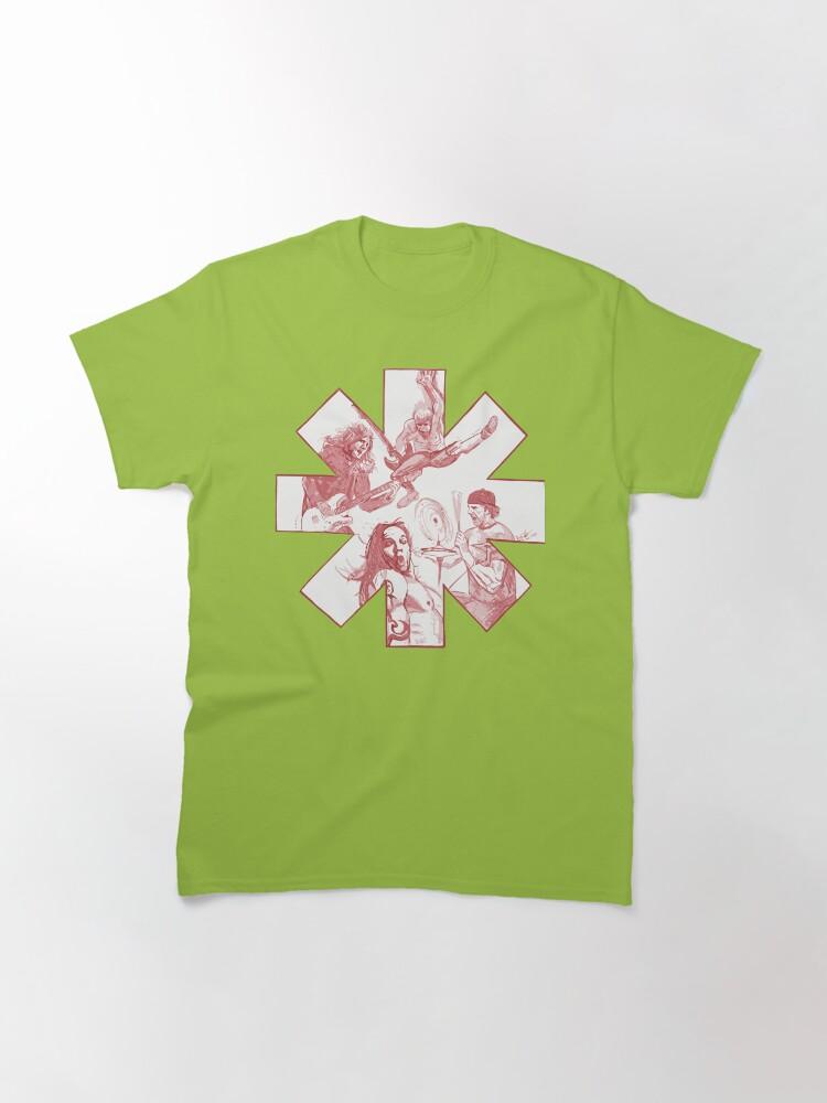 Red Hot Chili Peppers All Member One Face Classic T-Shirt