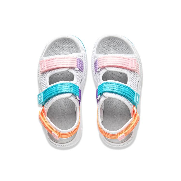 Li Ning Kids Comfortable Casual Classic Versatile Rebound Wear-Resistant Breathable Quick-Dry Non-Slip Sandals Kids Sandals YKKU014-6