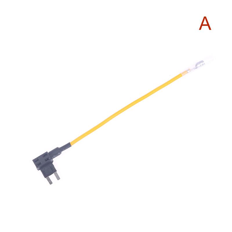 

12V Держатель предохранителя Адаптер-ответвитель Add-A-Circuit Микро Мини Стандартный Ford Atm Apm Ножевой Автомобильный Предохранитель с 10A Ножевым Автомобильным Предохранителем Желтый Провод S
