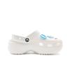 Crocs Classic Platform Lined Clog Underwater World Cute Campus EVA Comfortable, Fashionable and Versatile Hole Shoes Unisex White