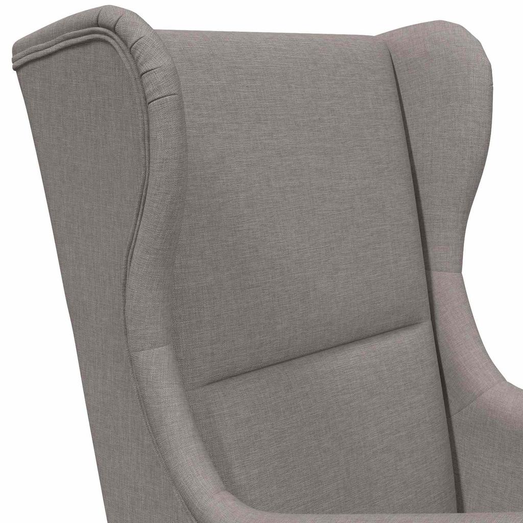 Armchair Taupe Fabric