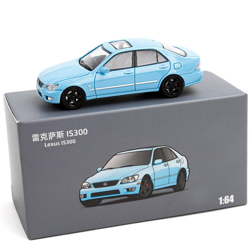 1:64 LEXUS IS300 Alloy Car Model Diecasts Metal Classic Vehicles Car Model High Simulation Miniature Scale Collection Kids Gifts