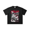 260 GSM Double Yarn 32 Count 100% Cotton Baki V3 Print Unisex Heavy Cotton T Shirt