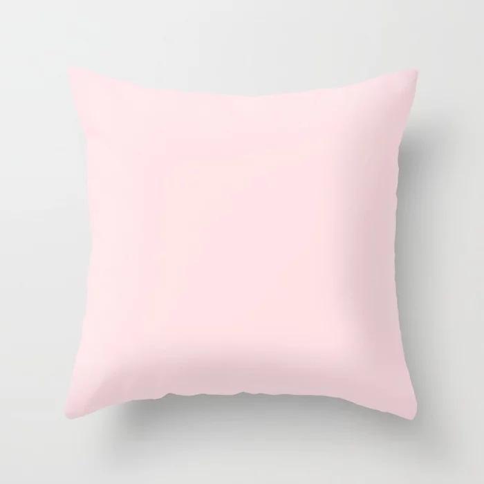 Modern Simple Solid Color Double-Sided Printed Pillow Cover Pillow Core Home Sofa Cushion Pillow Cover Premium