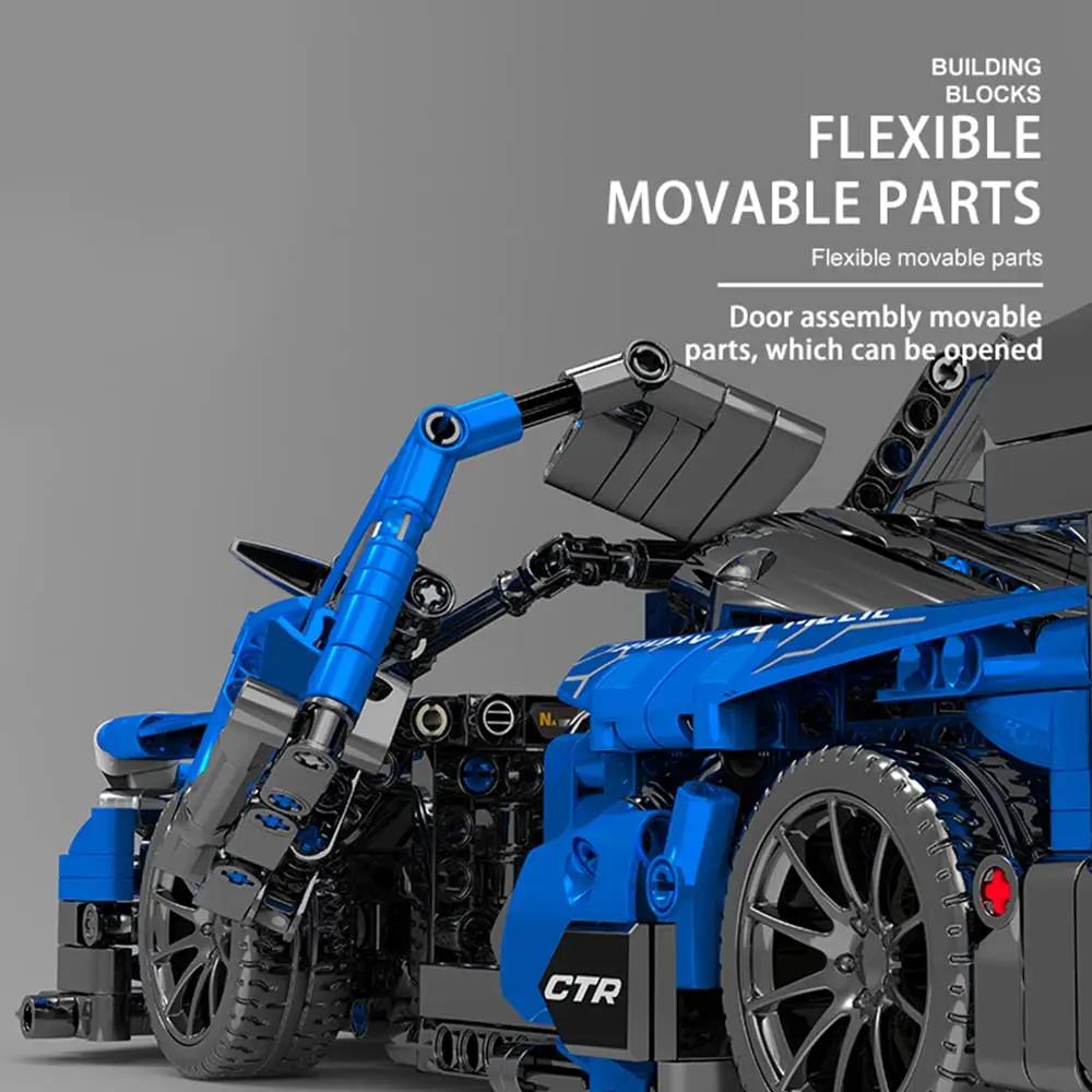 Sports Car Building Blocks Toys Adults Kits Car Home Decoration Crafts Craft Toys DIY Toys Animation Derivatives Children Toys