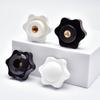 2-10pcsThumb Knob Nut M4 M5 M6 M8 M10 M12 Black White Clamping Handle Plum Thread Hand Mechanical Manual Tighten Star Nuts
