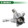 Motoforti Engine Coolant Thermostat Housing Assembly, for Jeep Cherokee 2014-2021, Metal, 816-194, Silver Tone