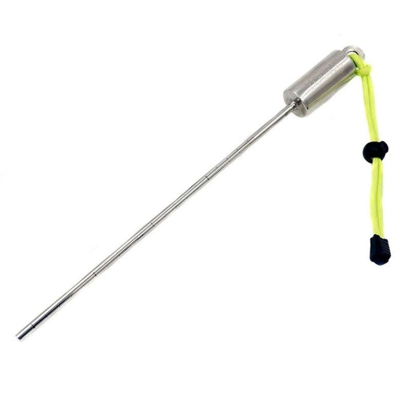 Stainless Lobsters Tickle Sticks Pointer Rod w/Adjustable Lanyard for Underwater