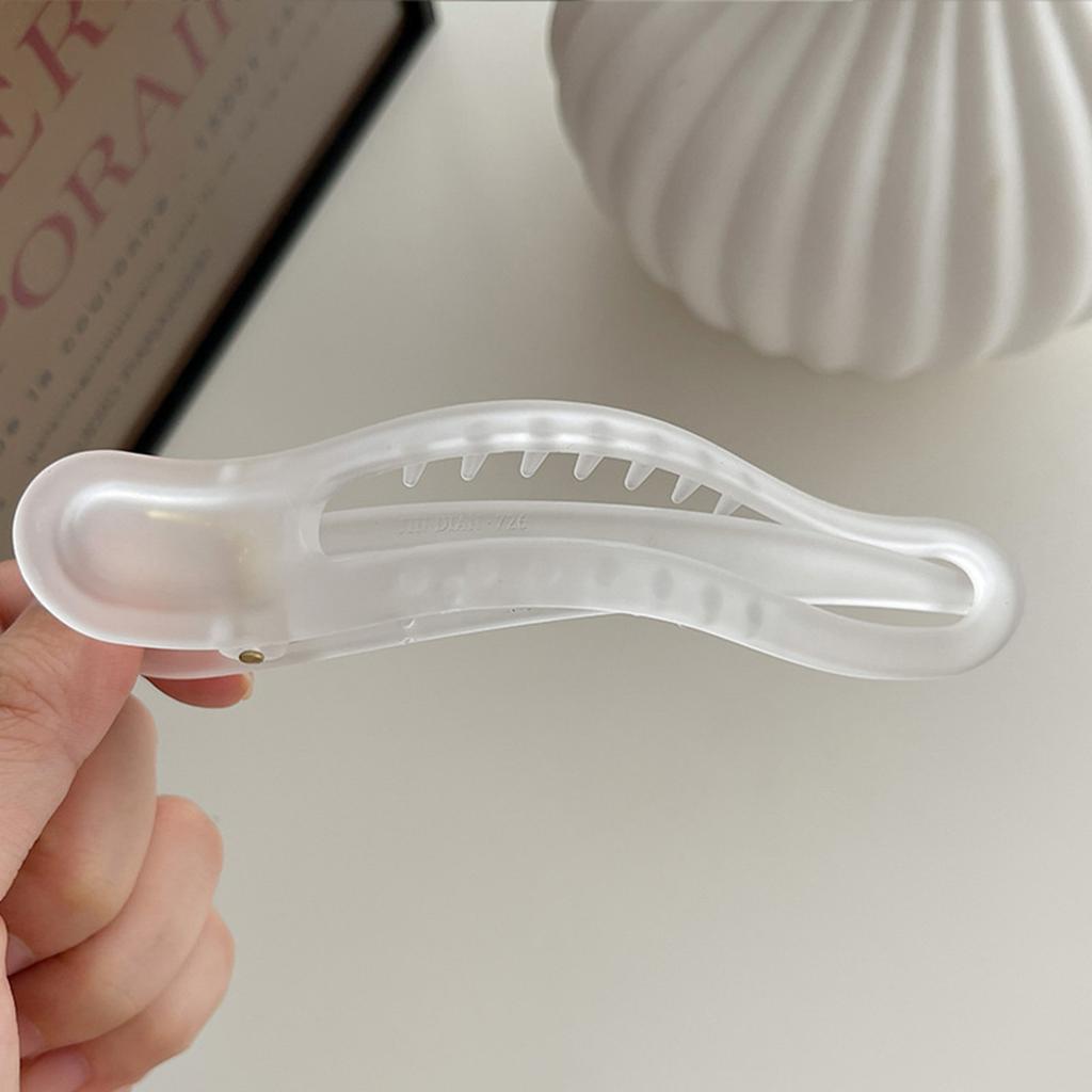 Vintage Matted Hair Clip For Women Fashion Personality Gradient Contrasting Duckbill Clip Girls Daily Life Hair Accessories