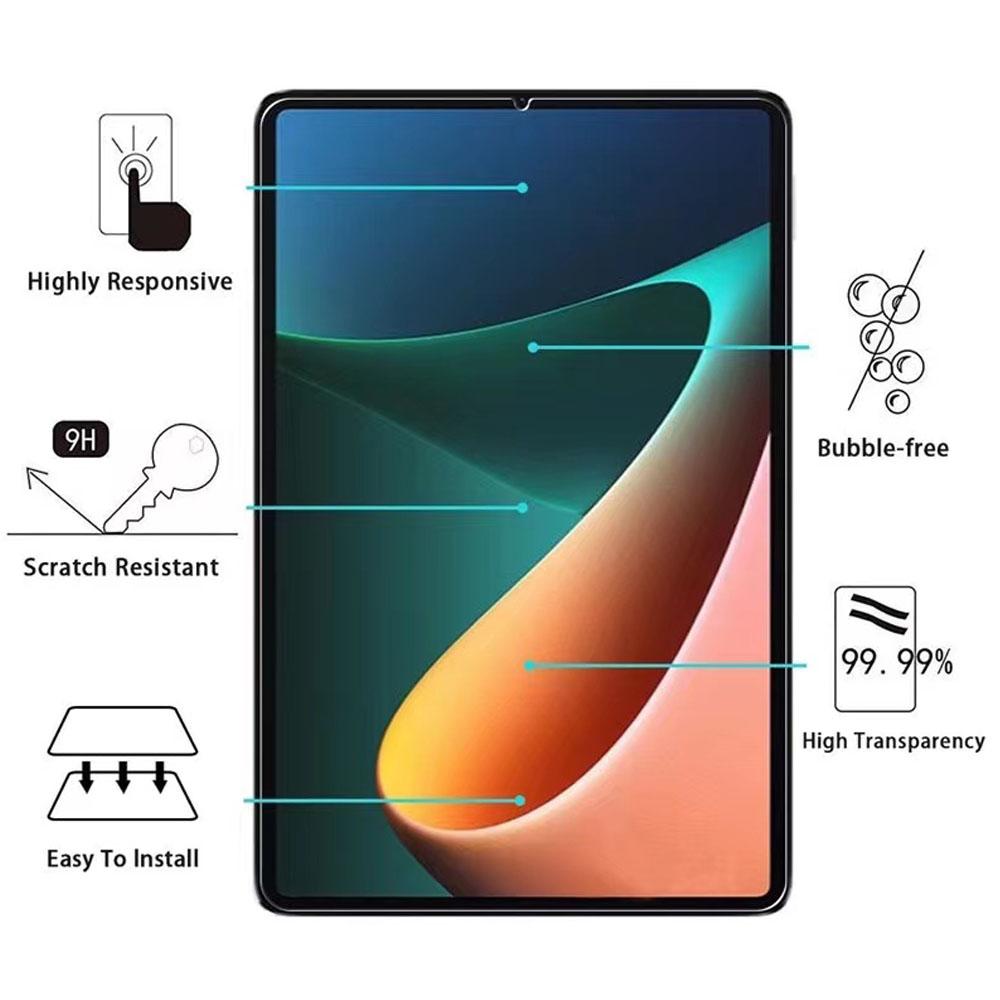 1/2PCS Tempered Glass For Xiaomi Pad 6 6S Pro 7 7S Pro 8 Pro Mipad Mini 8.8" Screen Protective Film Anti-Scratch 9H Ultra Clear Tablet Tempered Glass