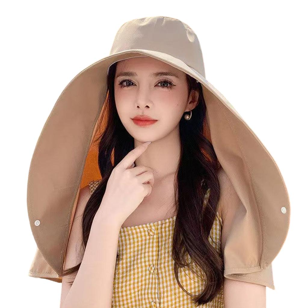 Foldable Outdoor Adventure Hat Windproof Chin Strap UPF 50+ Sun Protection For Hiking Fishing