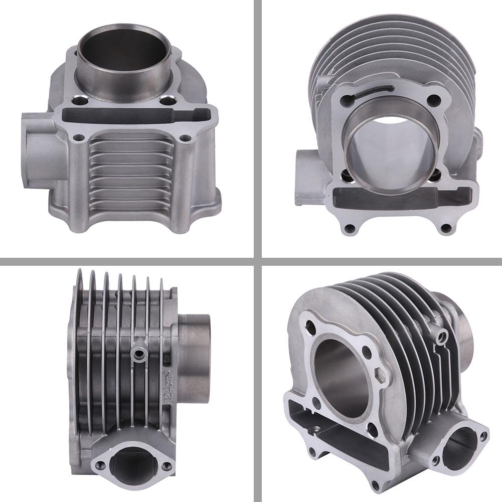 Motorcycle Engine Cylinder Kit Piston Gasket 52.4mm Bore for GY6 125CC 152QMI