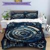 3pcs Cybernetic Circuits Bedding Set, Includes 1 Comforter + 2 Pillowcases, Without Pillow Inserts, Soft Comfortable, Lightweight Breathable088