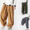 Spodnie sztruksowe casualowe Spodnie proste nogawki Streetwear Moda męska i damska Długie spodnie Luźne męskie spodnie dresowe oversize