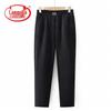 Women's High-Waisted Loose Fleece-Lined Straight Casual Trousers