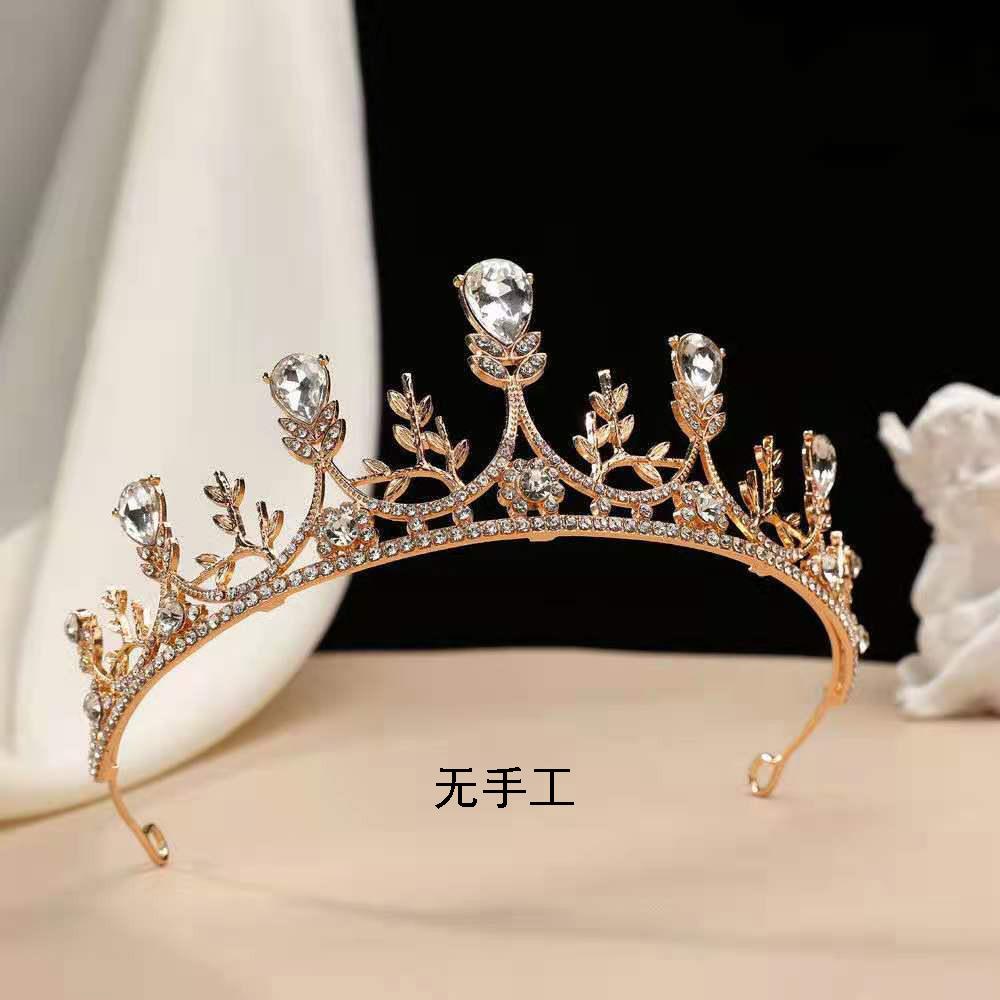 Black Baroque Crown Tiara Bride Eighteen Female Bar Mitzvah Birthday Princess Crown