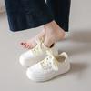 2025 autumn new macaron little white shoes women's leather surface student board shoes casual shoes increase ins tide N8002
