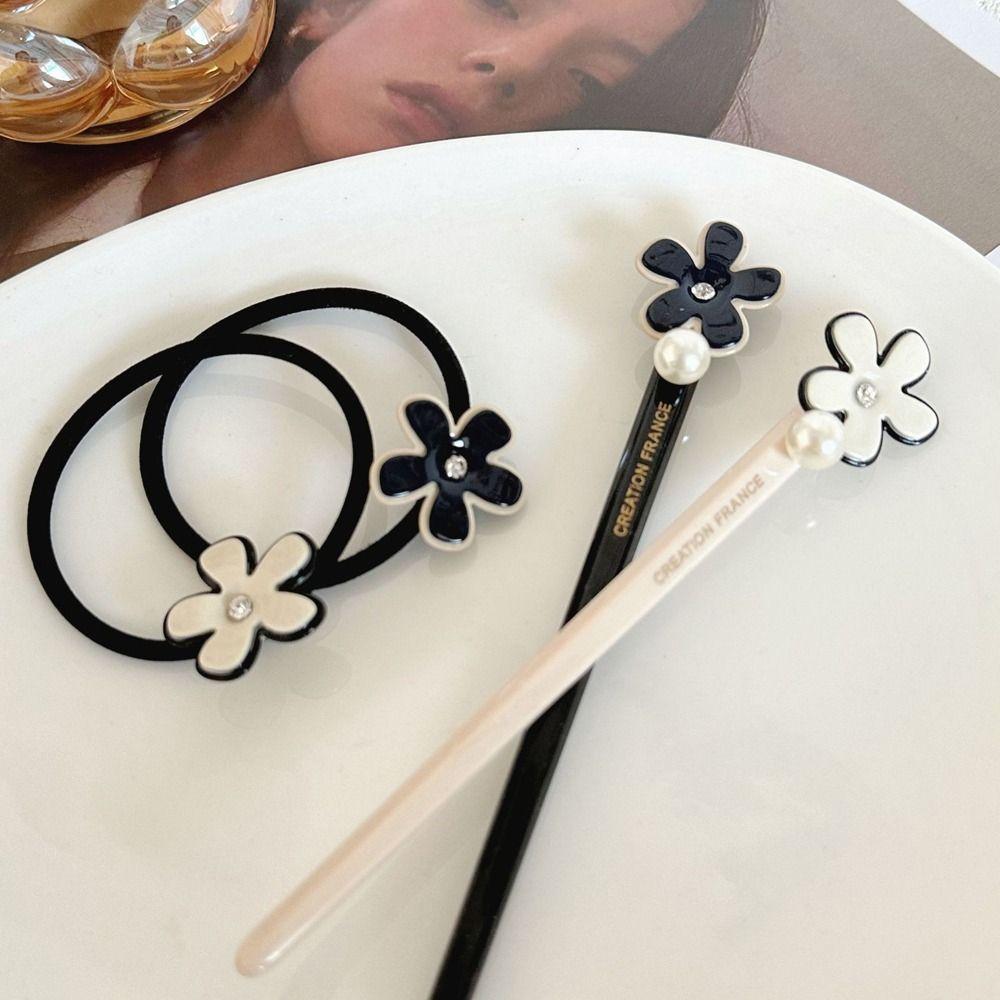 

Аксессуар из ацетата, ниша, дизайн, застежка для волос для девочек, женская палочка для волос, резинка для волос, веревка для волос в корейском стиле