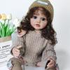 55 cm NPK Reborn Puppe Kleinkind Mädchen Betty Spielzeug Sehr weiche Ganzkörper Silikon Mädchen