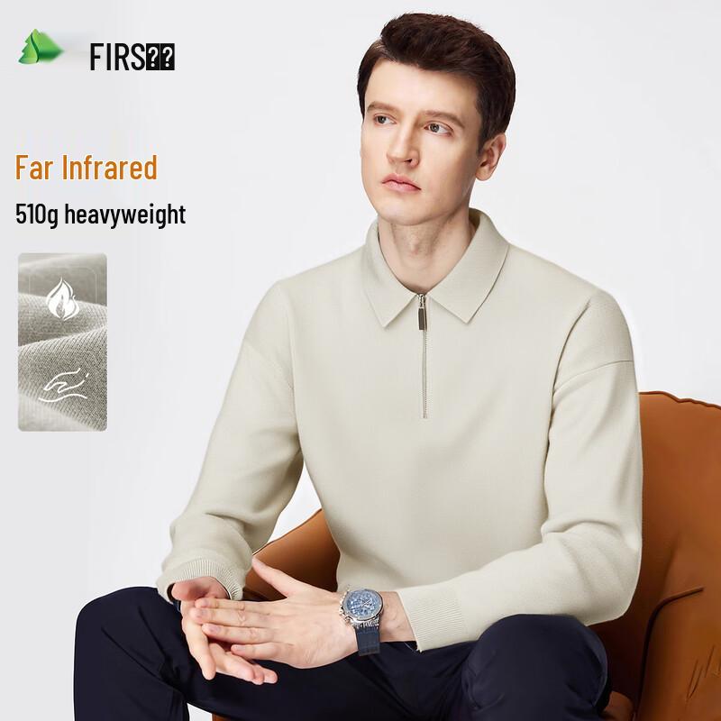 

Shanshan Men s Heavyweight Warm Polo Sweater XL