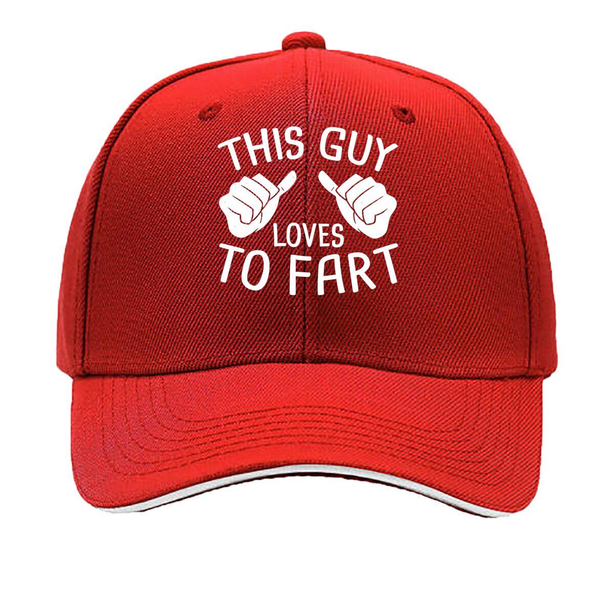 Ladies THIS GUY Print Unisex Outdoor Baseball Cap Trendy Versatile Breathable Fashion Hat Adjus Sandwich Baseball Cap One Size