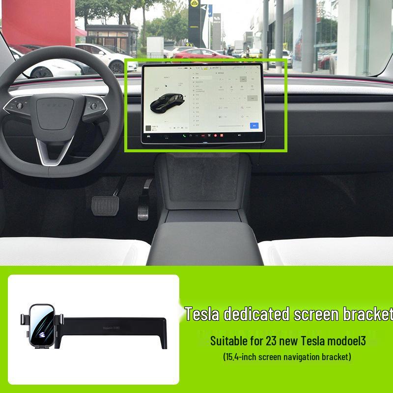 Tesla Model 3/Y Adjustable Silent Car Phone Holder