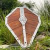 45.72 cm Templar Wooden Shield Norse Mythology Valhalla Viking Shield Uthentic Battleworn Heater Shield Best Gift For Him