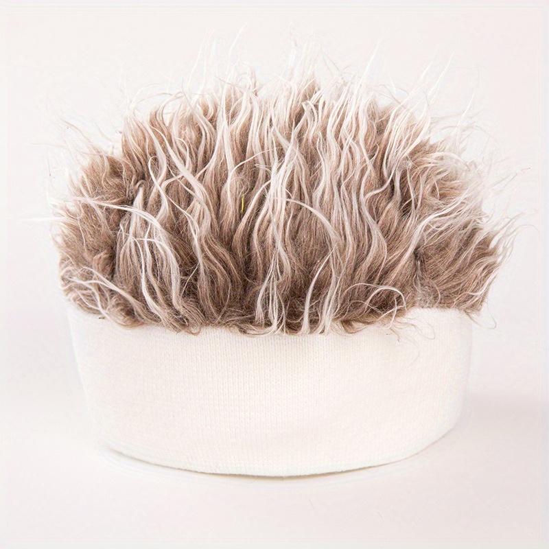 

2025 New Fashion Men Women Baseball Cap With Spiked Hairs Wig Hat Spiked Wigs Casual Unisex Retro Sunshade Adjustable Sun Visor