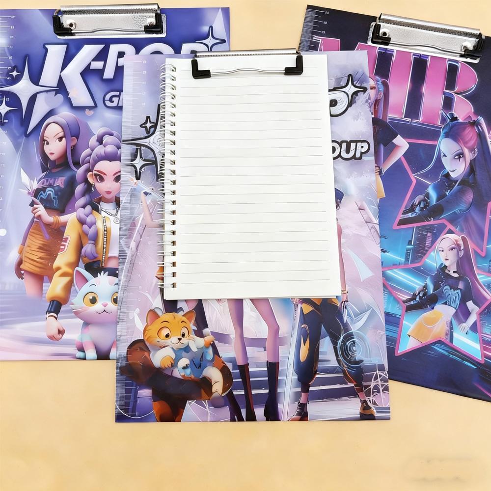 Popular Witch Hunter Squad A4 Board Clip Cartoon Creative Student Memo Board Drawing Board Folder