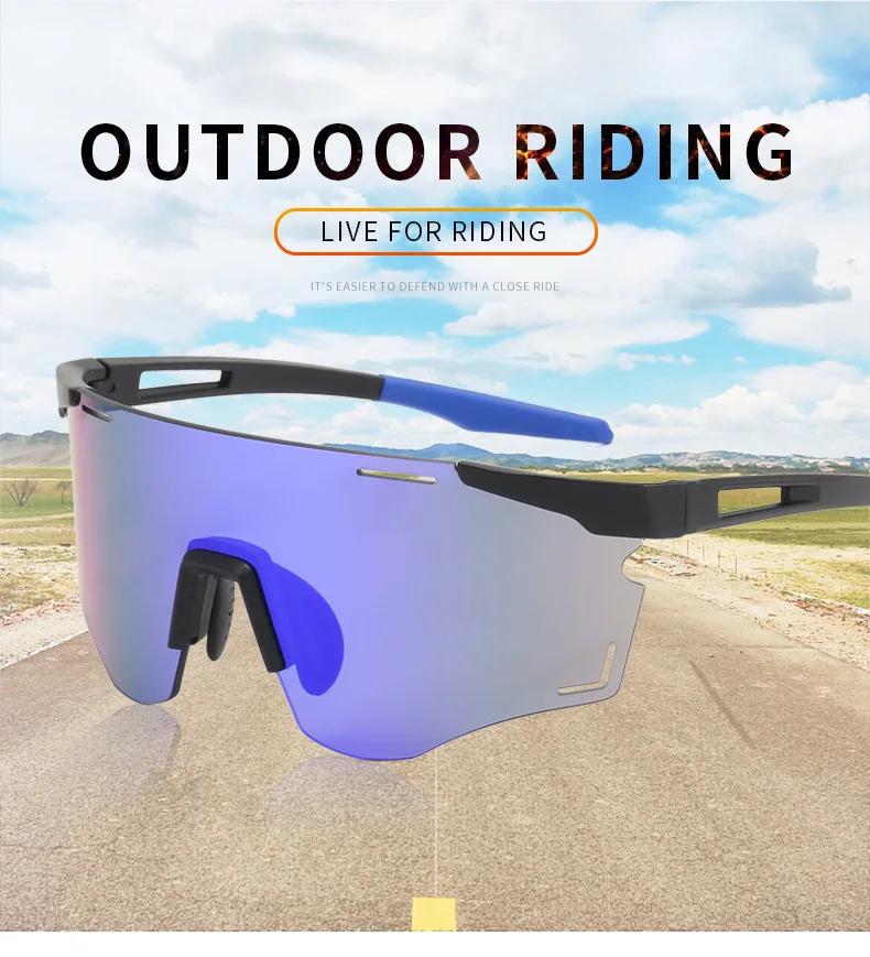 New Outdoor Fashion Cycling Sunglasses Men's Mountaineering Sports Windproof Sun Protection Sunglasses