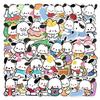 50 Cute Cartoon Pacha Dog Stickers: Kids' Adorable Style for Stationery, Water Bottles, and Phones