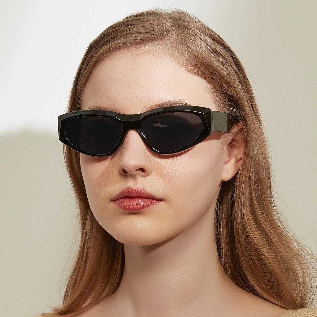 Glasses 95115 Autumn Cat Eyes Tortoiseshell Frame Jelly Pilot Sunglasses, Sunglasses