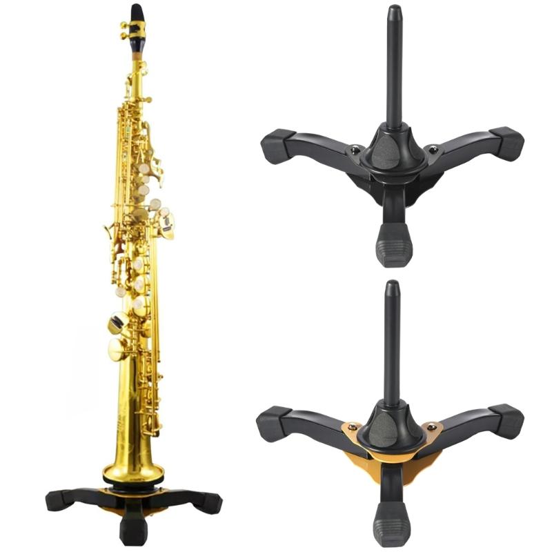 Flute Clarinet Stand Foldable Portable Tripod Holder Stand Flute Clarinet Oboe Soprano Saxophone Wind Instrument Base