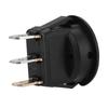 12V Round Automotive Rocker Switch, Weatherproof Electrical LED Illuminated ON Off Toggle Spst Switch Vehicle Electrical Accessory for Car Van Boat
