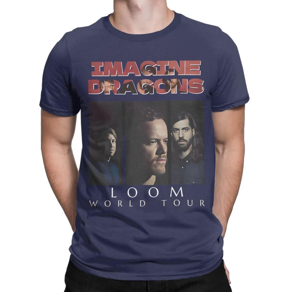 

Imagine Dragons Reflections Fans Tour 2025 T Shirt for Men Women Cotton T-Shirt O Neck Tees Male Short Sleeve Clothing Plus Size 4XL