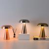 Retro Table Lamp Mushroom LED Night Light Rechargeable Desk Lamp Touch Sensor Reading Lights for Bedroom Restaurant Bar Decor