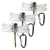 1/2/3/4Pcs Dragonfly Carabiner Clip Realistic Design Multifunctional Insect Repellent Hat
