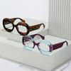 PC Sunglasses Goggles Gradient Lenses UV400 Big Frames Shades Color-block Block Glare UV Protection Sun Glasses Women Fashion