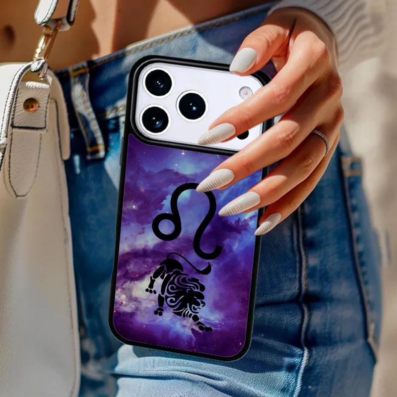 Virgo Star Sign Phone Case For iPhone 17 Air 14 15 13 12 Max Cover For Apple 16e 11 Pro Max Plus Coque