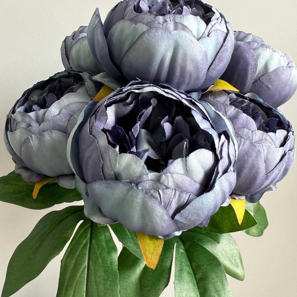 7 Heads Artificial Peony Bouquet Core-spun Simulation Flowers New Fake Flower  Gifts