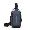 Fashionable Chest Bag for Men, Large Capacity Portable Commuting Phone Crossbody Bag, Trendy and Cool Hand-held Shoulder Bag