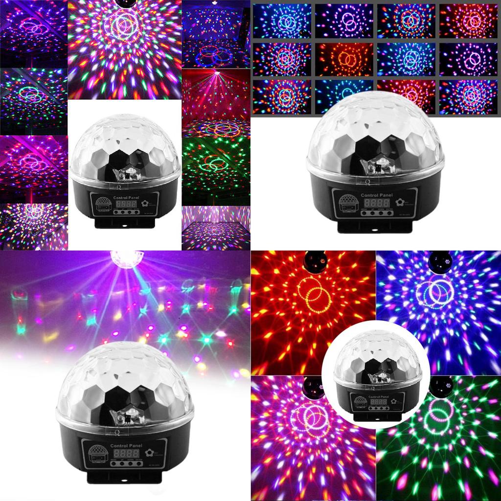 Led Crystal Magic Ball With Remote Control For Ktv Bar Stage And Party Lighting