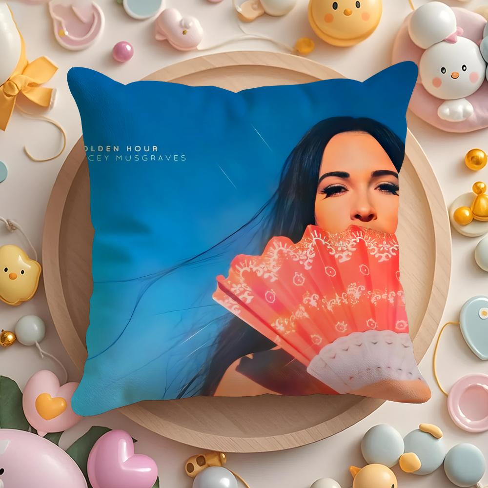 K-Кейси Масгрейвс Певица Наволочка для Подушки Дома и в Машине Многоцелевая Наволочка - Двусторонняя, Мягкая и Прочная для Повседневного Использования 30X30cm