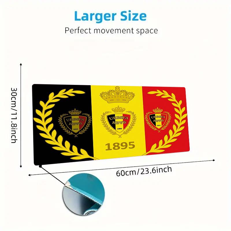 Belgica Color Mouse Pad Large Gaming Table Cushion Non-slip Laptop Tablet Big Mousepad XXL Mat Mini PC Playmat With Lock edge