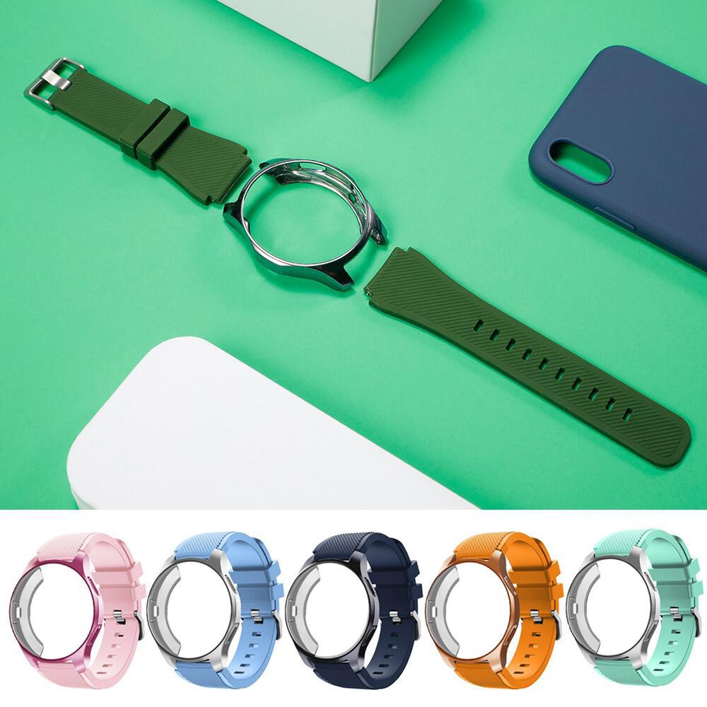 Wristband + Watch Protector Case For Samsung Galaxy Watch 46mm 42mm