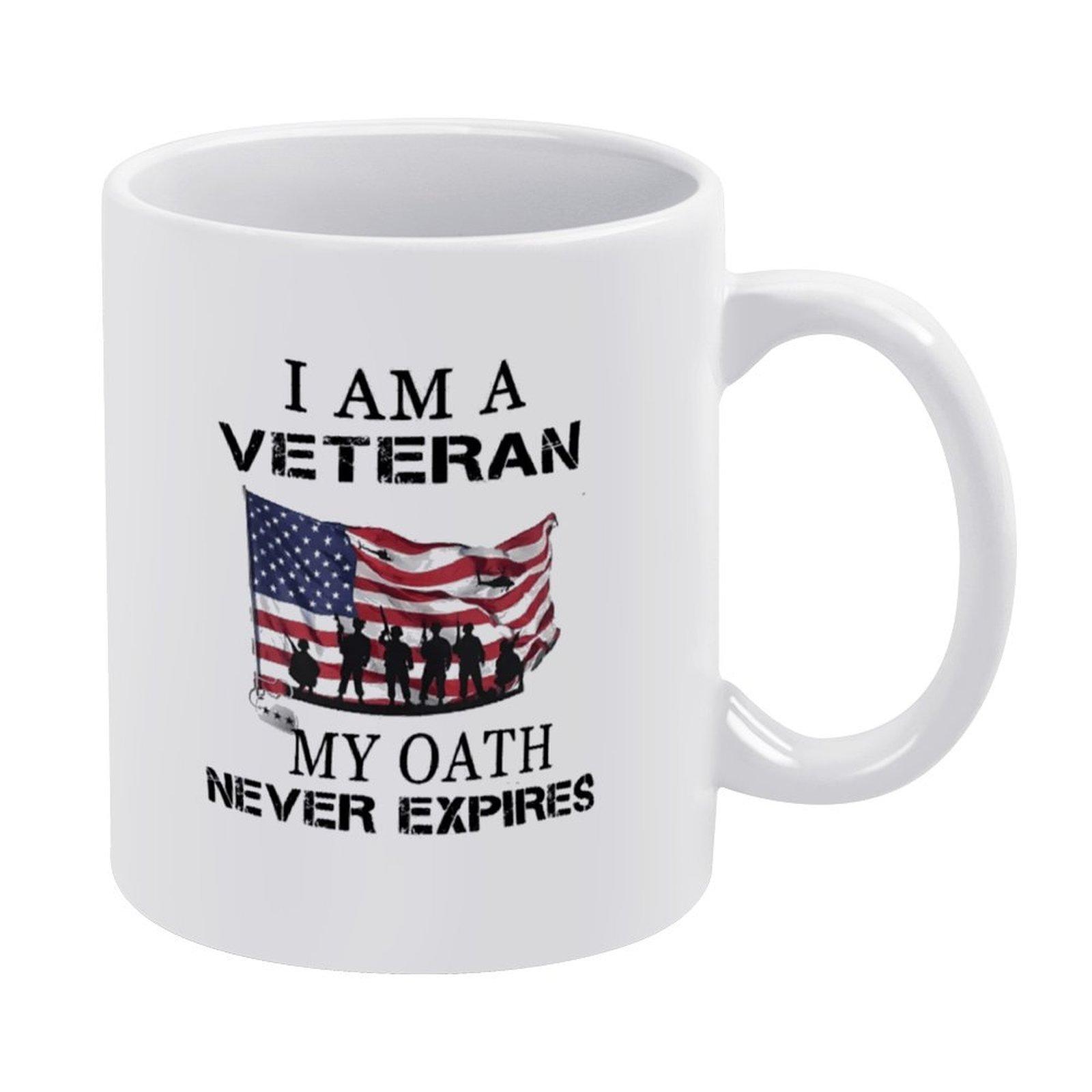 

1pc 11oz white ceramic mug, double-sided funny print, smooth rounded shape, great daily drinkware for home office, thoughtful gift idea