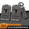 Custodia in Metallo per Chiave Auto Cover Per Tesla Model 3 Model S Model X Model Y Roadster Cybertruck Portachiavi Cardless Portaprotettore Accessori