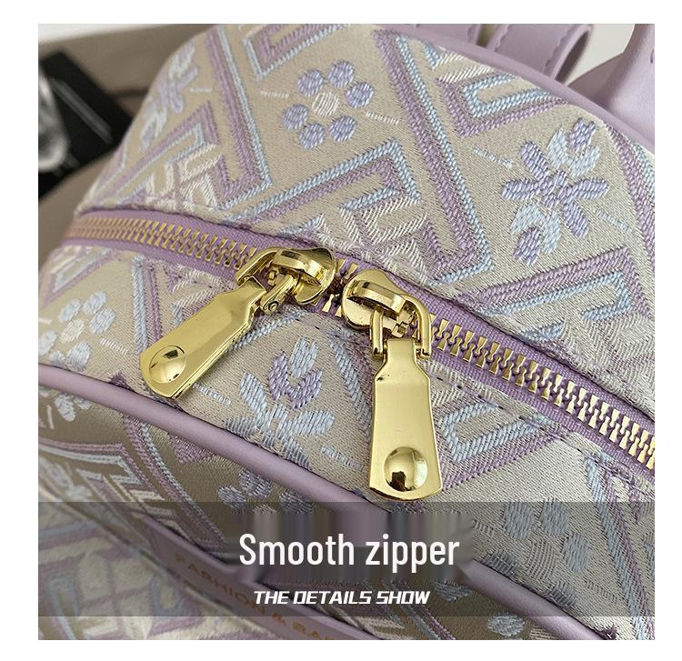 Damski Stylowy Plecak Jesień Zima 2025: Duża pojemność, casualowy nadruk, idealny na uczelnię i dojazdy