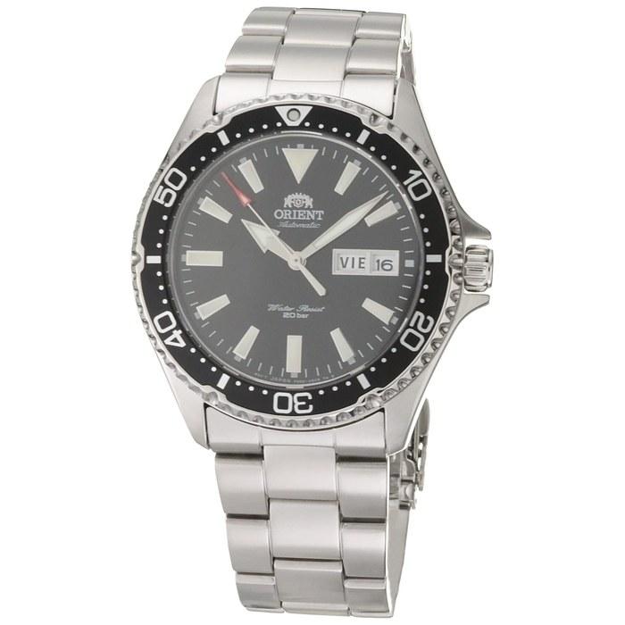 Orient RA-AA0001B Men's Kamasu Stainless Steel Black Bezel Black Dial Automatic Dive Watch, Dive Watch.